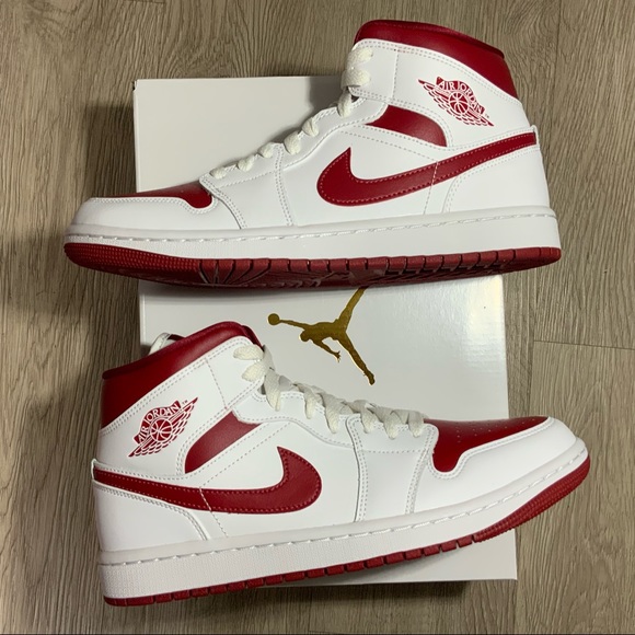 Jordan 1 Mid Reverse Chicago BQ6472-161 US Women's Sz 9.5/Men's Sz 8 New✅ - Picture 5 of 12